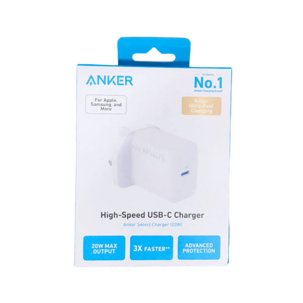 Anker Zolo 20W PD 3.0 Fast Adapter - A2699 (Charger)